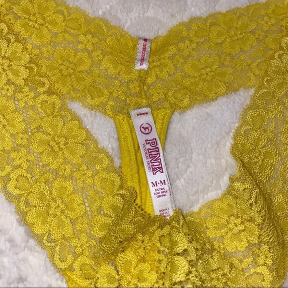 Panty Lace Trim V-String Very Sexy Thong - Picture 3 of 5